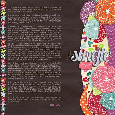 one single step