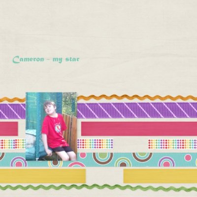 Cameron - my star