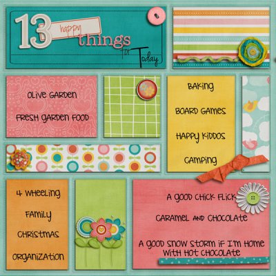 13 Happy Things