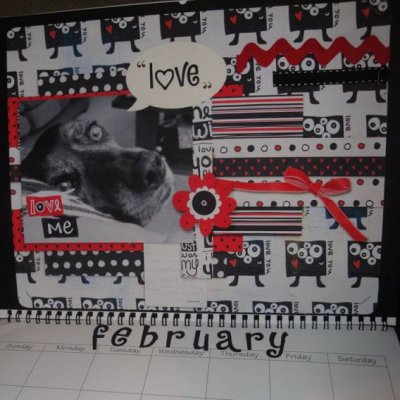 February Calendar Page