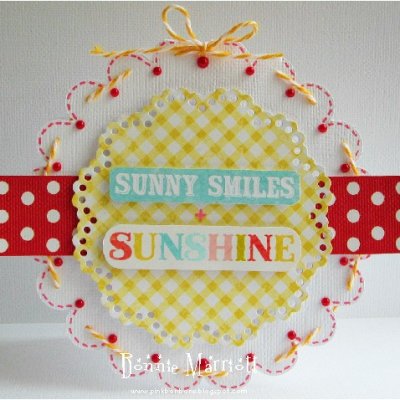 Scallop shaped Card