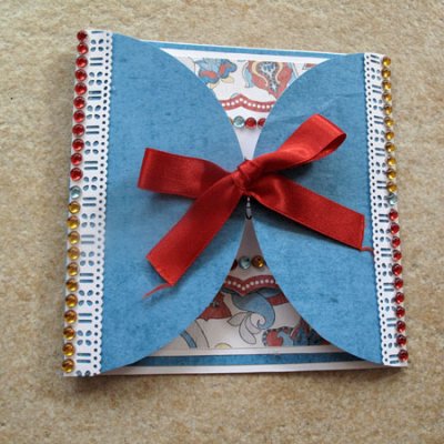 Bold-coloured b-day card I