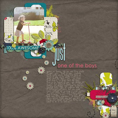 just one of the boys