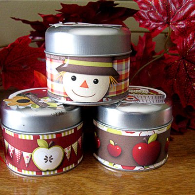 Hybrid Fall Candle Tins
