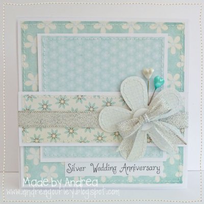 Silver Wedding Card