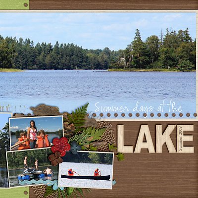 Summer Days at the Lake (right)
