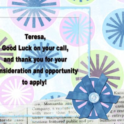 Teresa Thank You
