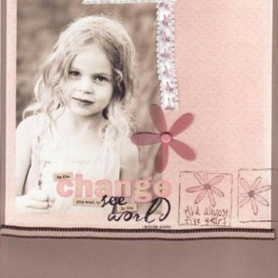 you can be the change