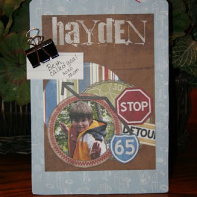 Hybrid-Message Board Tag