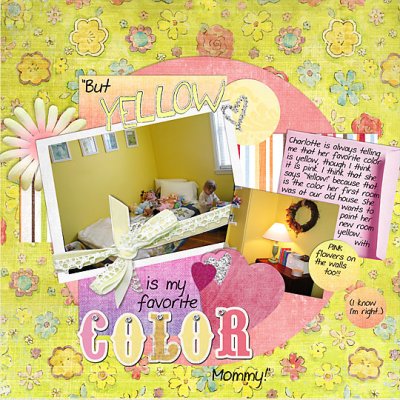 "But yellow is my favorite color Mommy!"