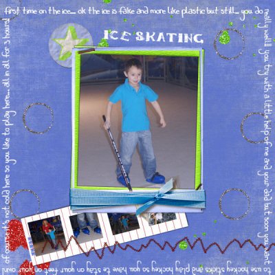 Ice skating