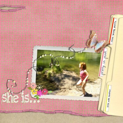 She is...
