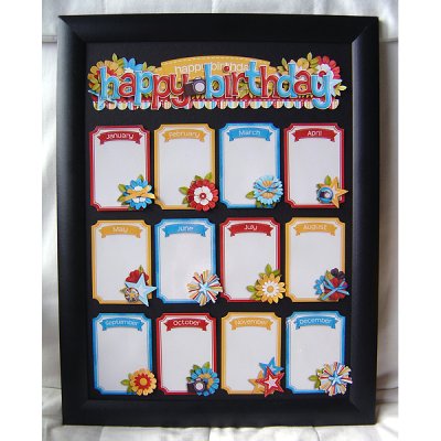 Birthday calendar