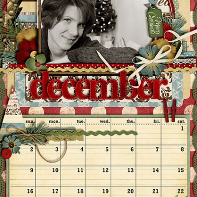 December 2012 Calendar