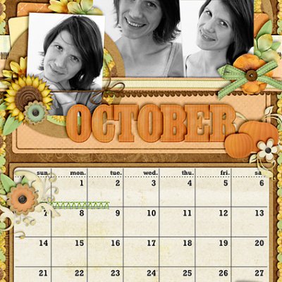 October 2012 Calendar