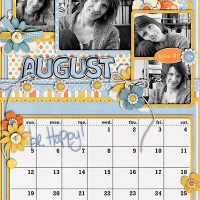 August 2012 Calendar