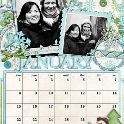 January 2012 Calendar