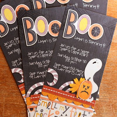 Halloween Birthday Invites