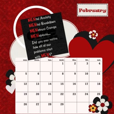 2012 CD Calendar Feb