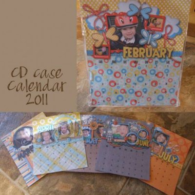 CD Case Calendar