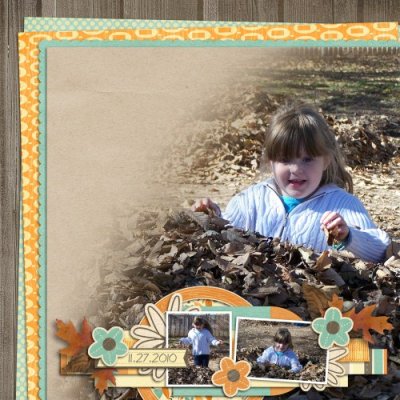 Playing in the Leaves