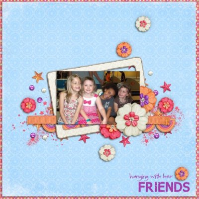 Hanging with her Friends
