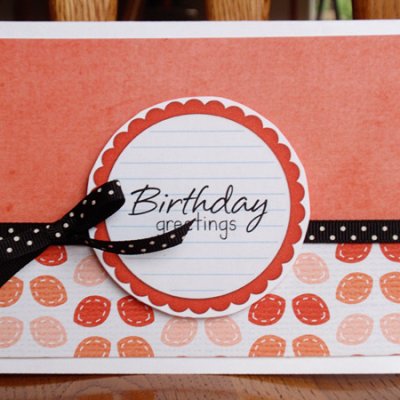 Birthday Greetings Card {hybrid}