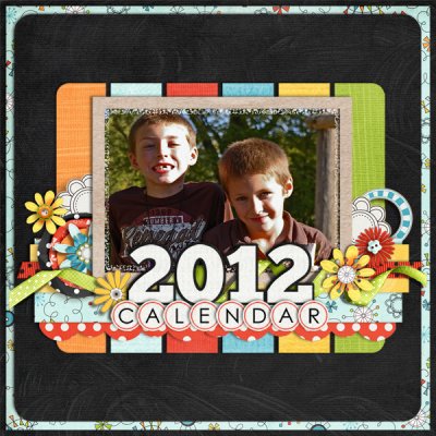 2012 Calendar Cover