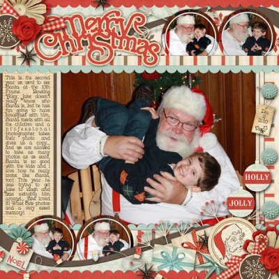 J and Santa