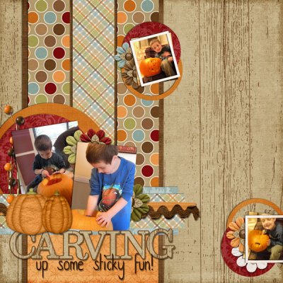 carving up sticky fun