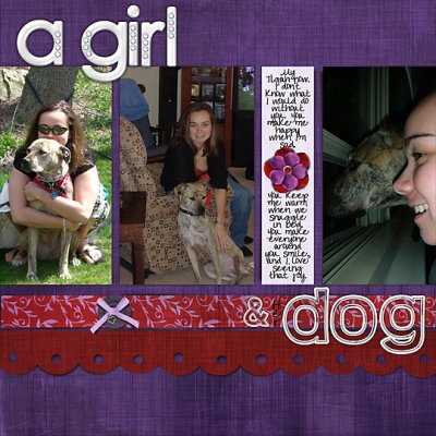 A Girl and Her Dog