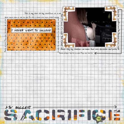 {sacrifice}