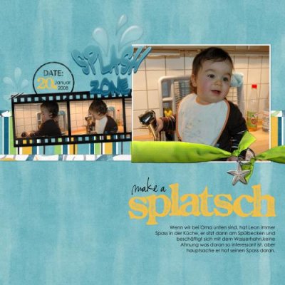 make a splatsch