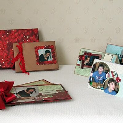 Hybrid Mini Albums and Thank You cards
