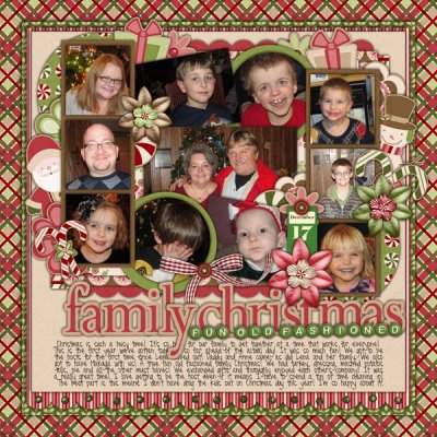 fun old fashioned family Christmas