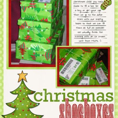 Christmas shoeboxes