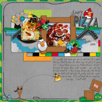 Angry Bird Pizza