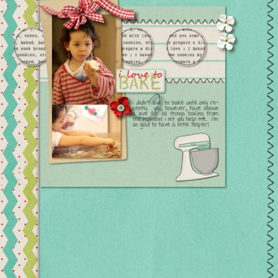 i love to bake
