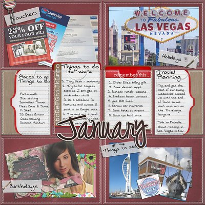 January pinboard