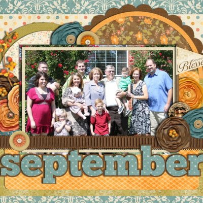 September Calendar Topper