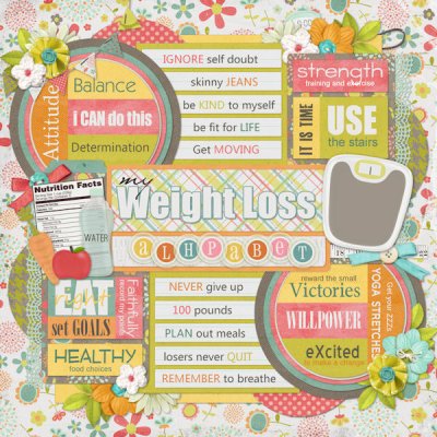 Weight Loss Alphabet