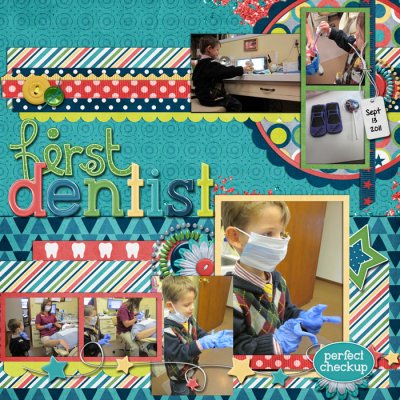 1st visit to the dentist, right
