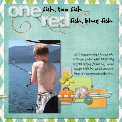 One Fish, Two Fish.  Red Fish, Blue Fish