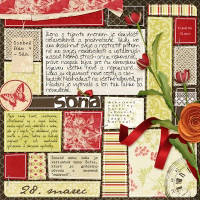 Name day card :: Sonya