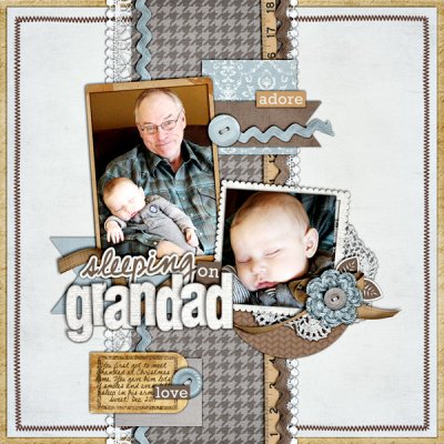Sleeping on Grandad