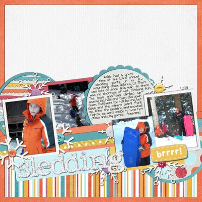 sledding