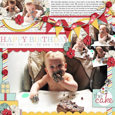 first birthday cake