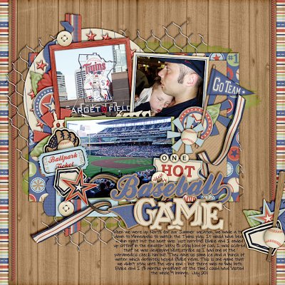 One Hot Baseball Game