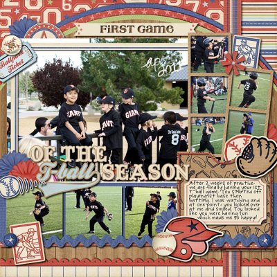 First Game of the Tball Season