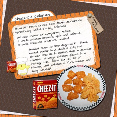 Recipe:  Cheez It Chicken